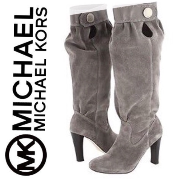 michael kors gray boots